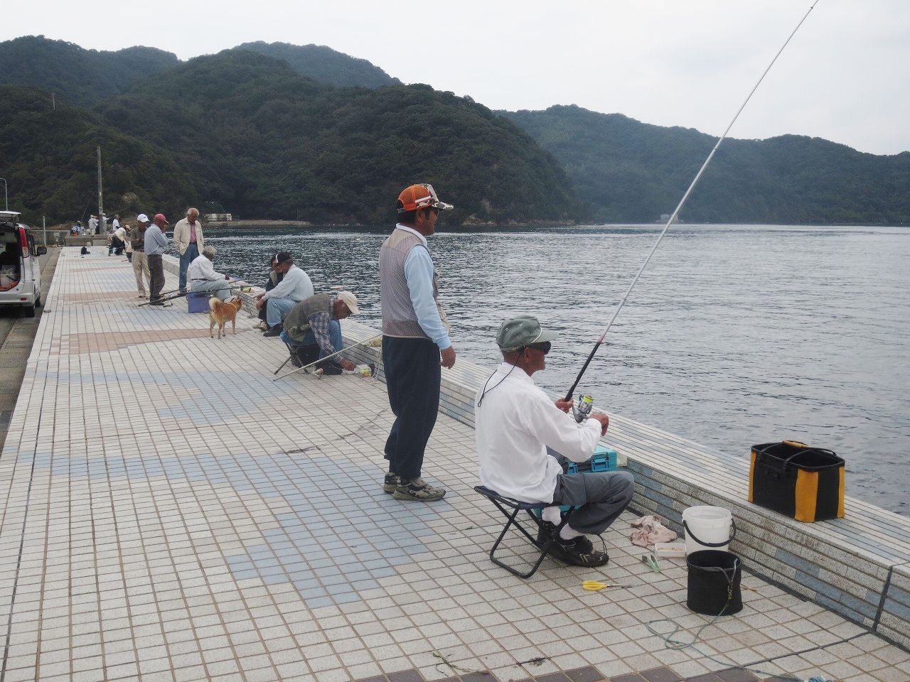 長門市仙崎人工島 旬の海釣り景色その１ 山口県 長門市 今が旬