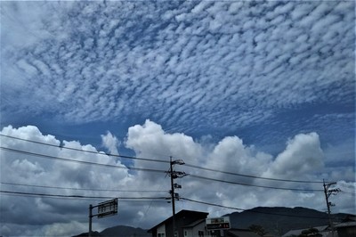 夏の雲と秋の雲が同居4.7.7.JPG